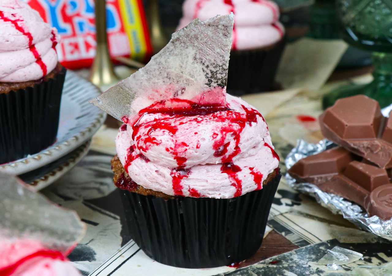 "broken glass" blackberry chocolate cupcakes-Tony’s Chocolonely United States
