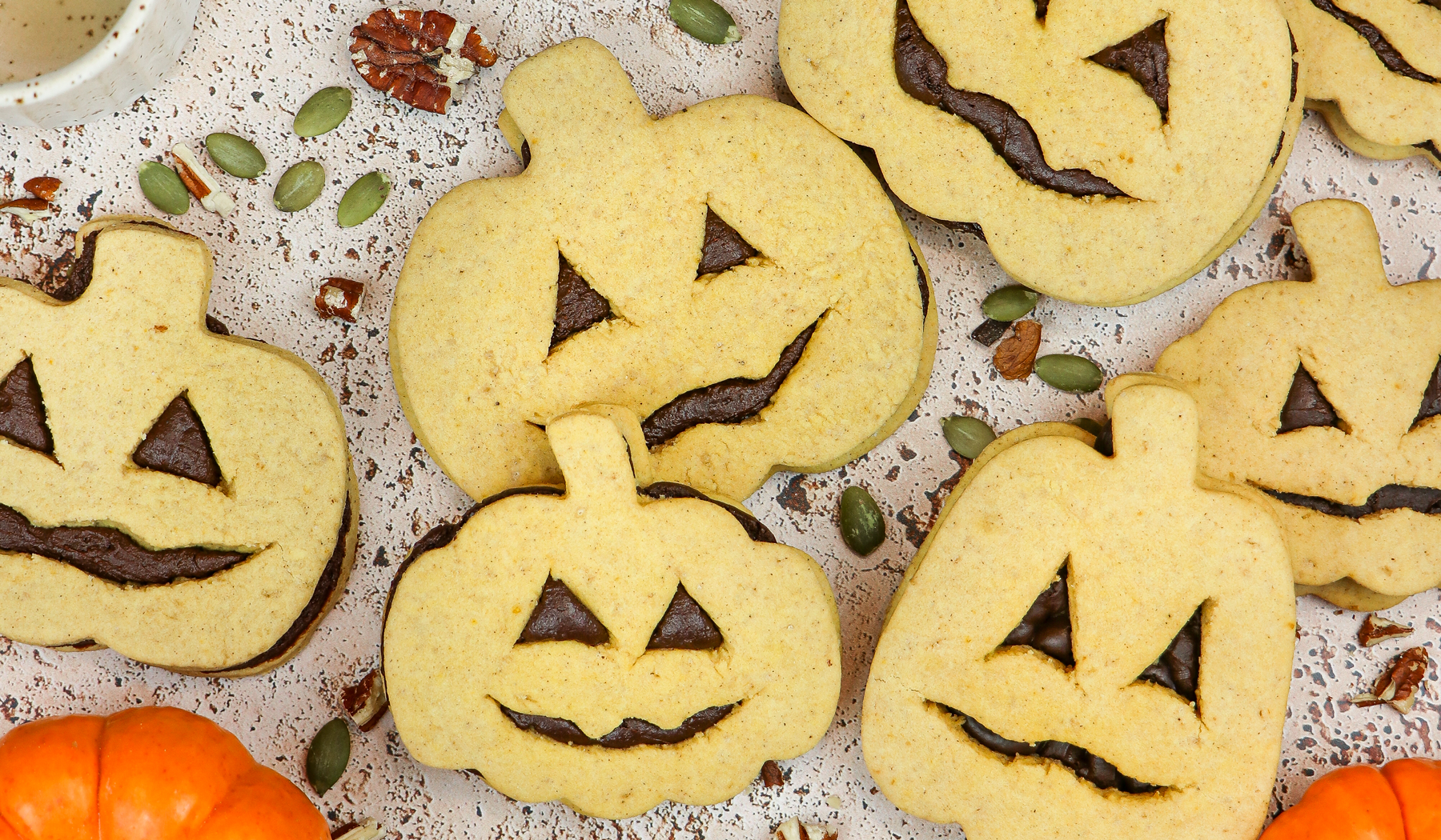 jack o’lantern pumpkin cookies-Tony’s Chocolonely United States