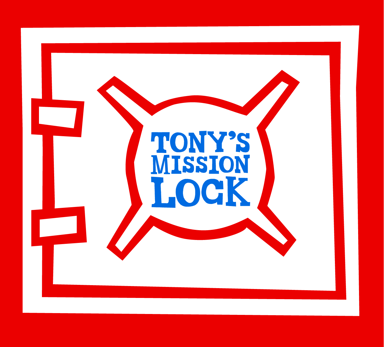 Tony's mission lock logo.