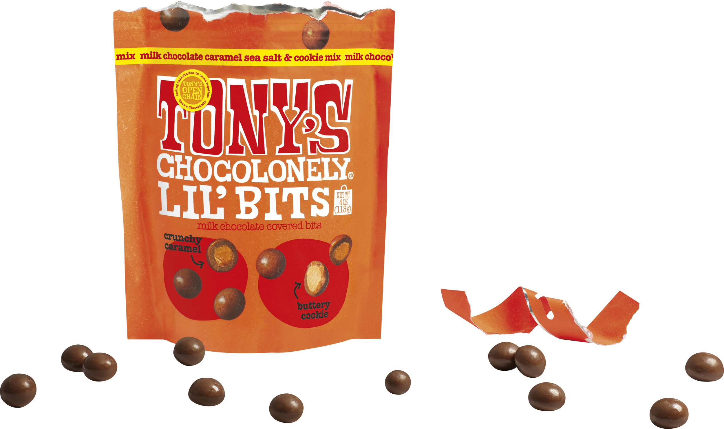 Milk Caramel Sea Salt and Cookie Mix Lil’ Bits-Tony’s Chocolonely United States