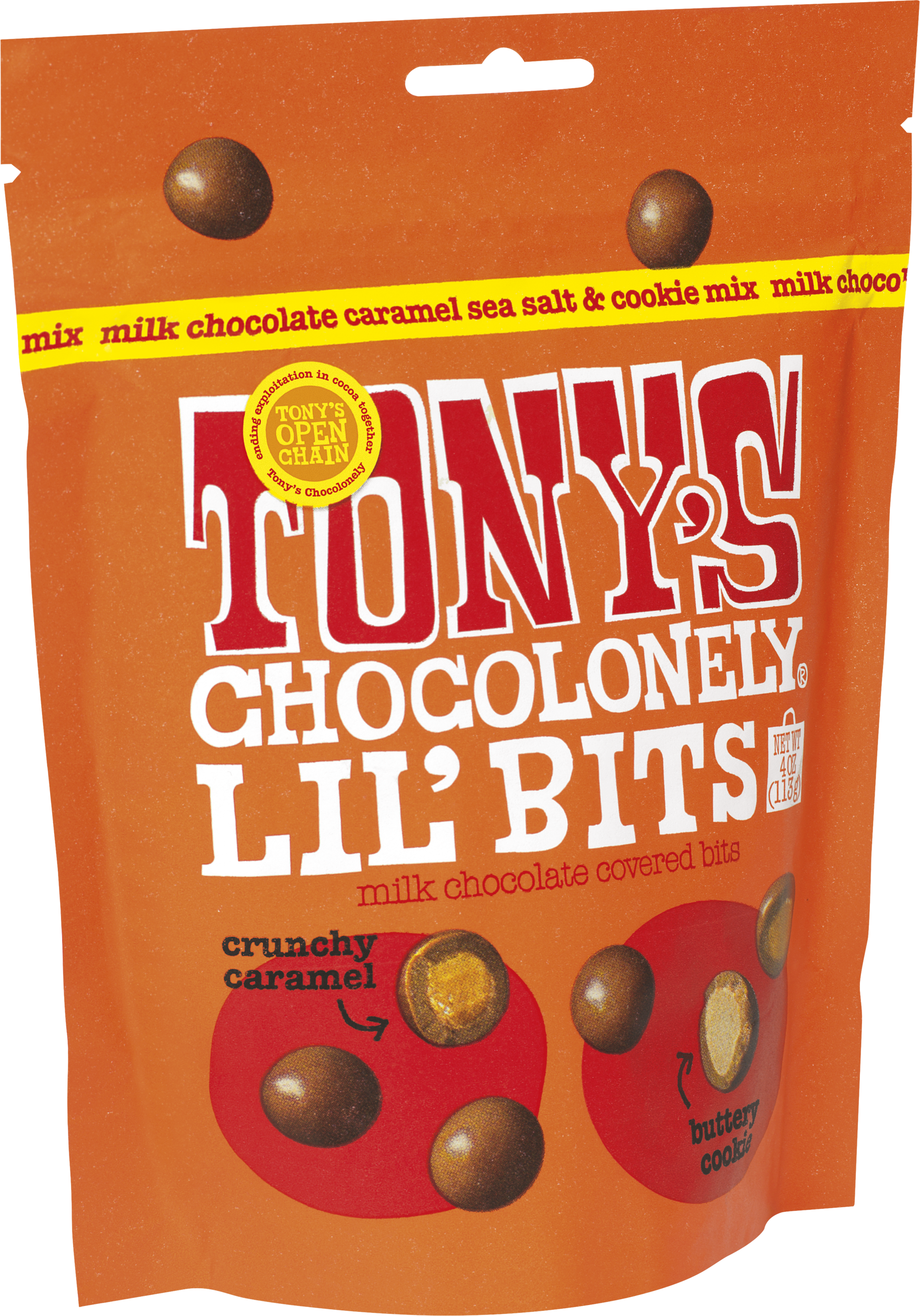 Milk Caramel Sea Salt and Cookie Mix Lil’ Bits-Tony’s Chocolonely United States