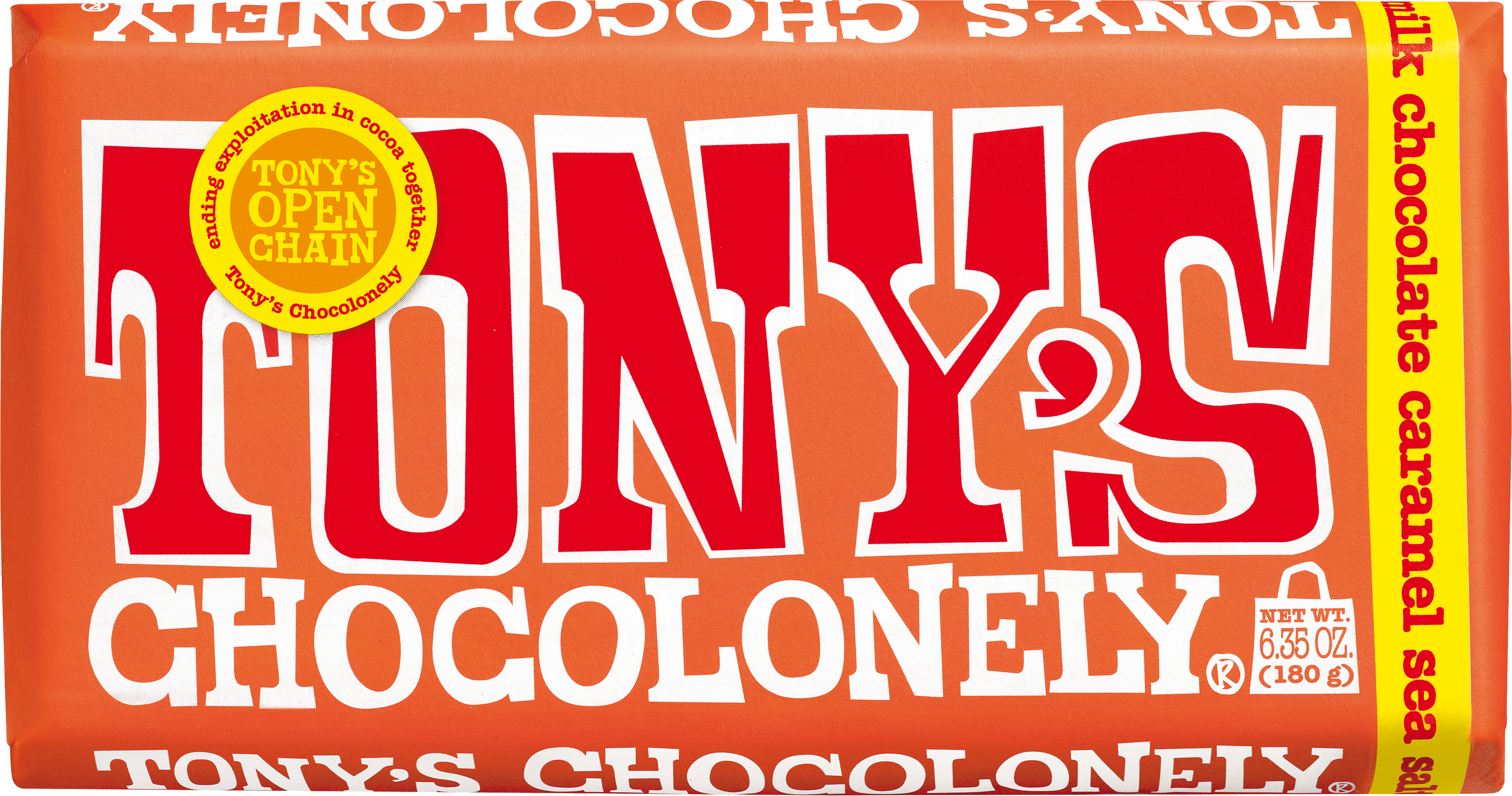 Tony’s Chocolonely milk caramel sea salt chocolate