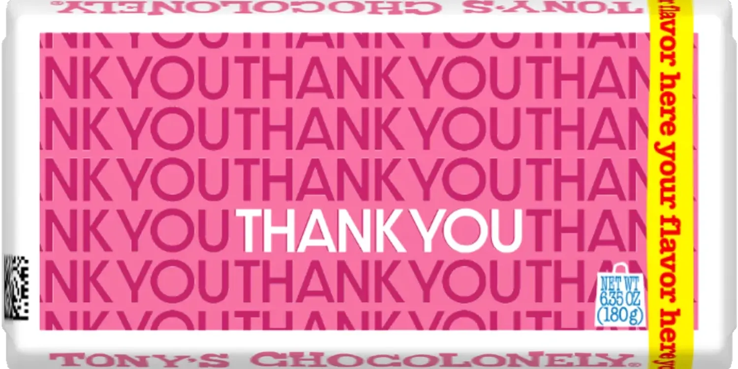 thank you-Tony’s Chocolonely United States