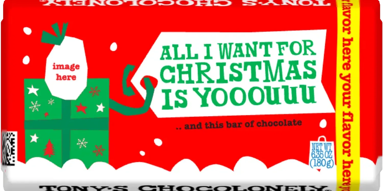 All I want for Christmas-Tony’s Chocolonely United States