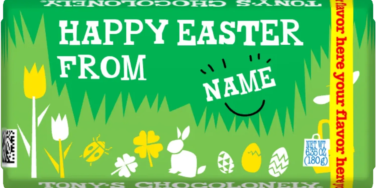 happy Easter from..-Tony’s Chocolonely United States
