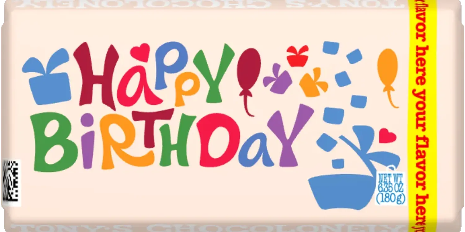 birthday balloons-Tony’s Chocolonely United States