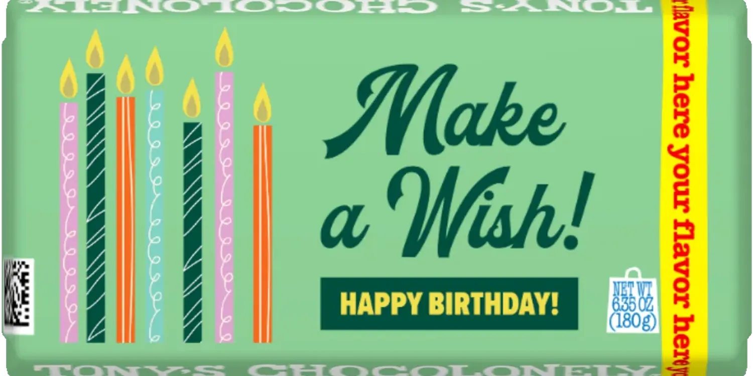 make a wish-Tony’s Chocolonely United States