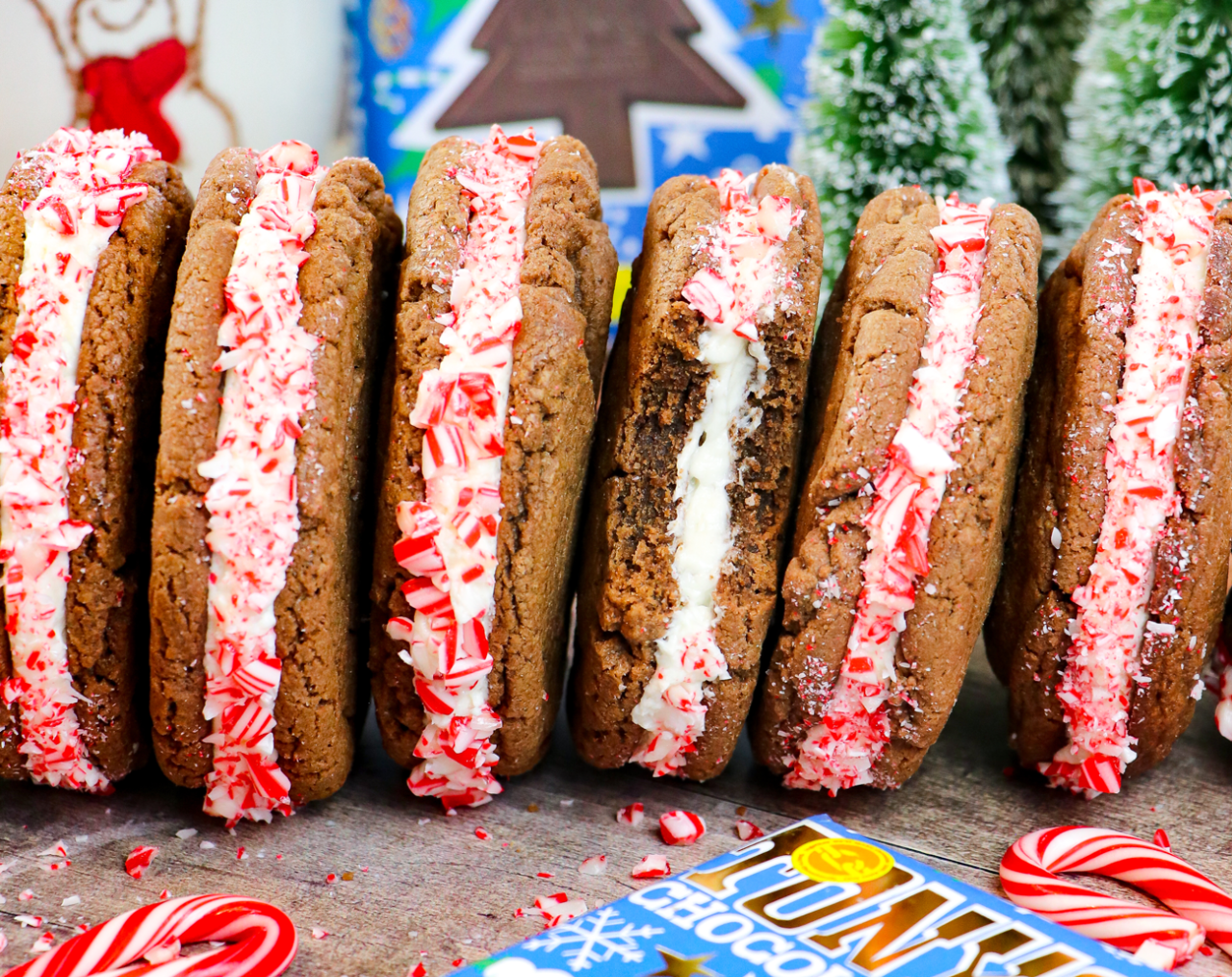 peppermint brownie cookie sandwiches-Tony’s Chocolonely United States