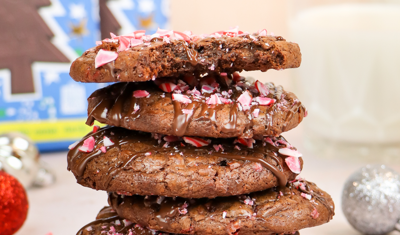 peppermint brownie cookies-Tony’s Chocolonely United States