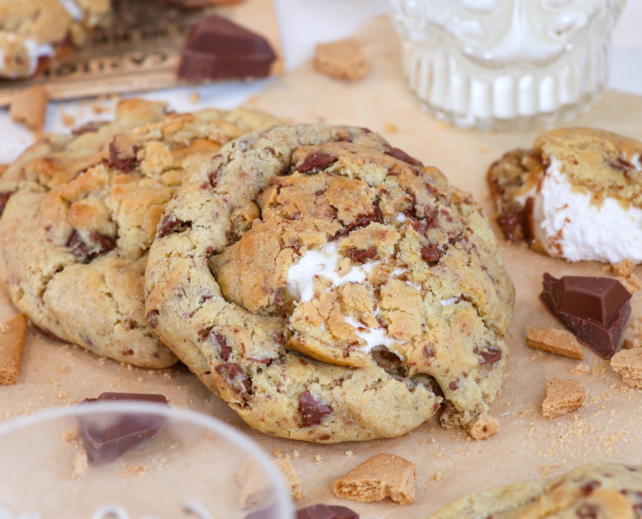 s’mores cookies with partake grahams-Tony’s Chocolonely United States