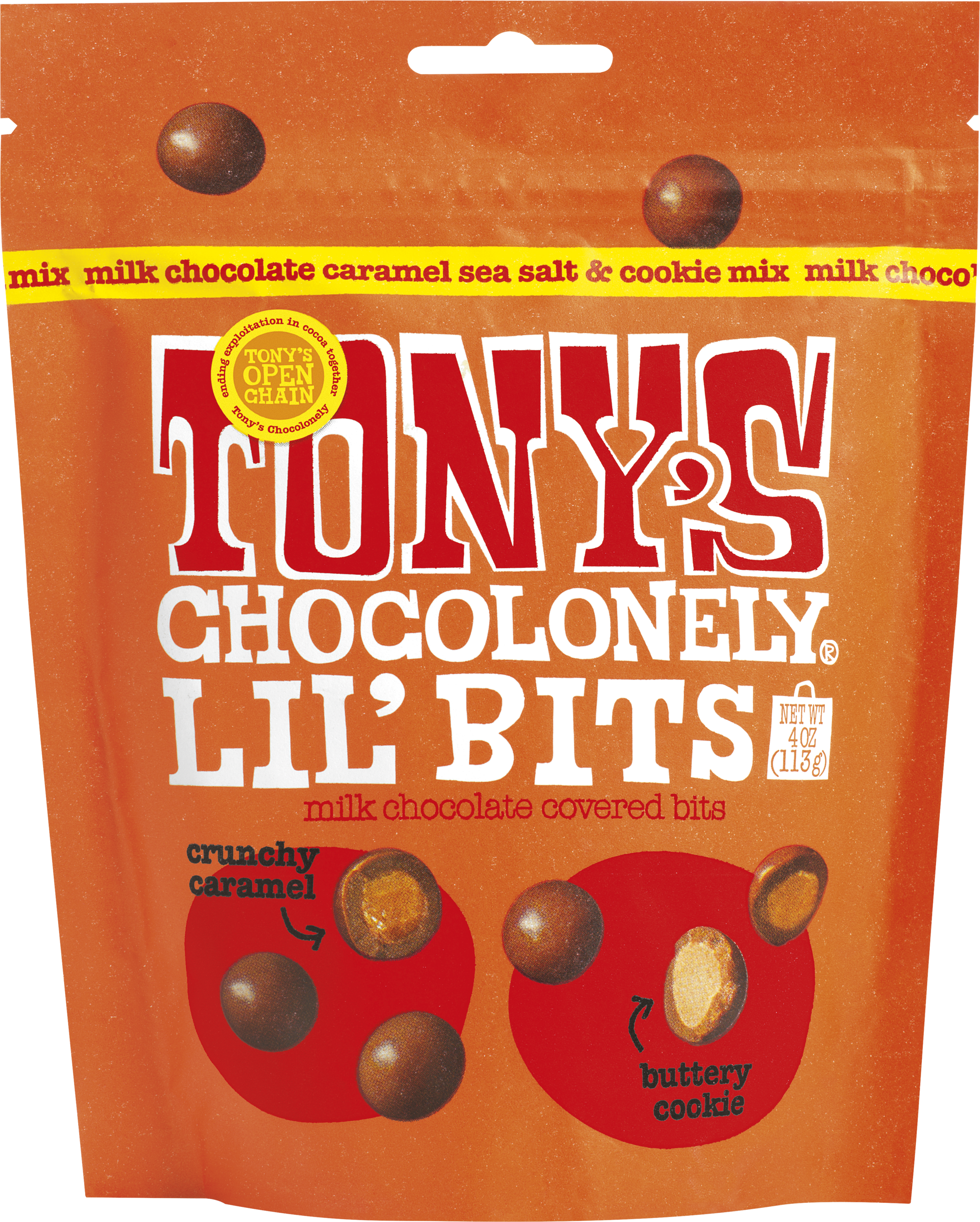 Milk Caramel Sea Salt and Cookie Mix Lil’ Bits-Tony’s Chocolonely United States