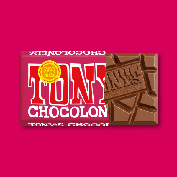 milk caramel cookie 32% – Tony's Chocolonely United States milk caramel cookie 32% – Tony's Chocolonely United States