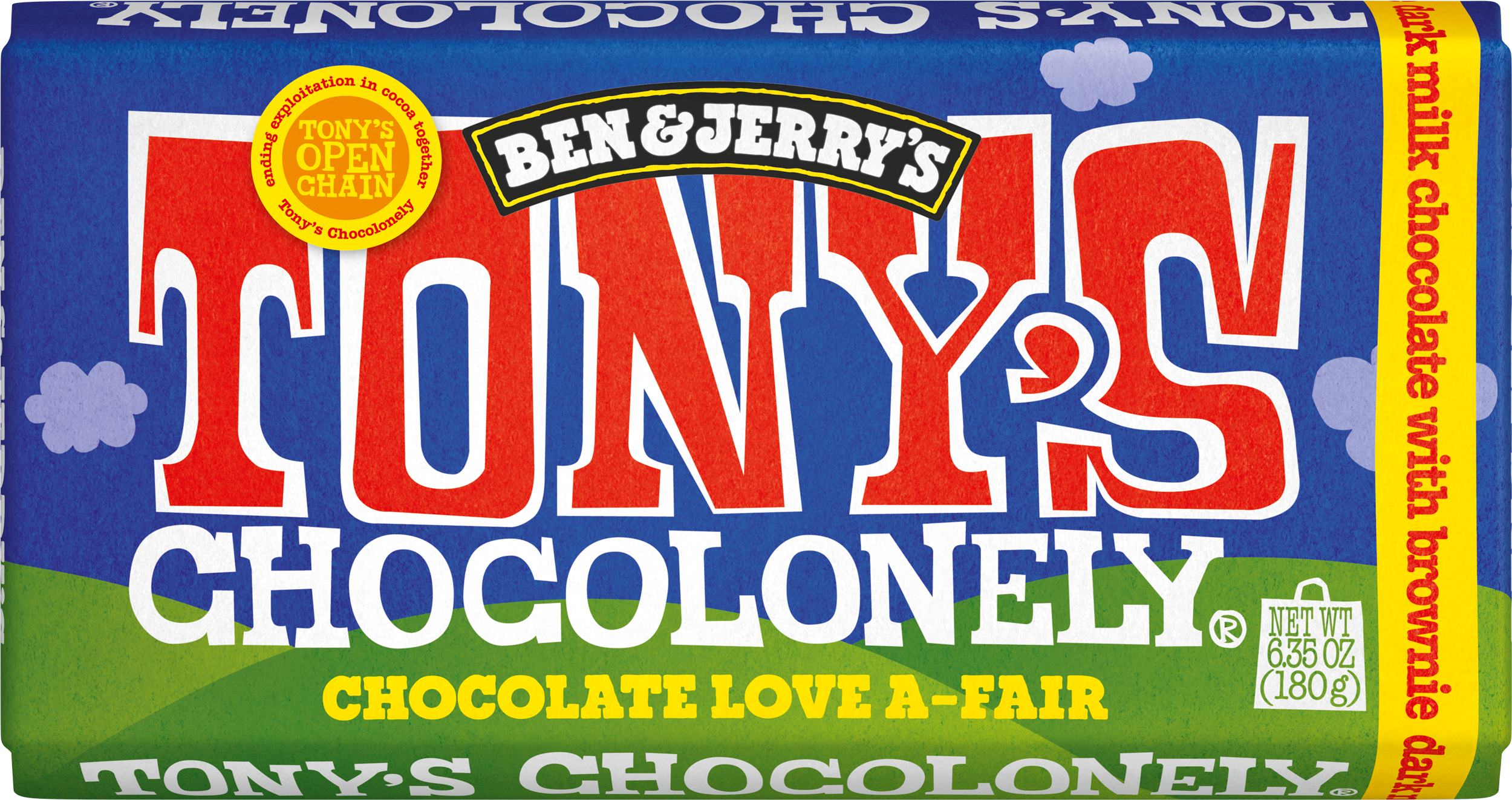 dark milk chocolate brownie-Tony’s Chocolonely United States