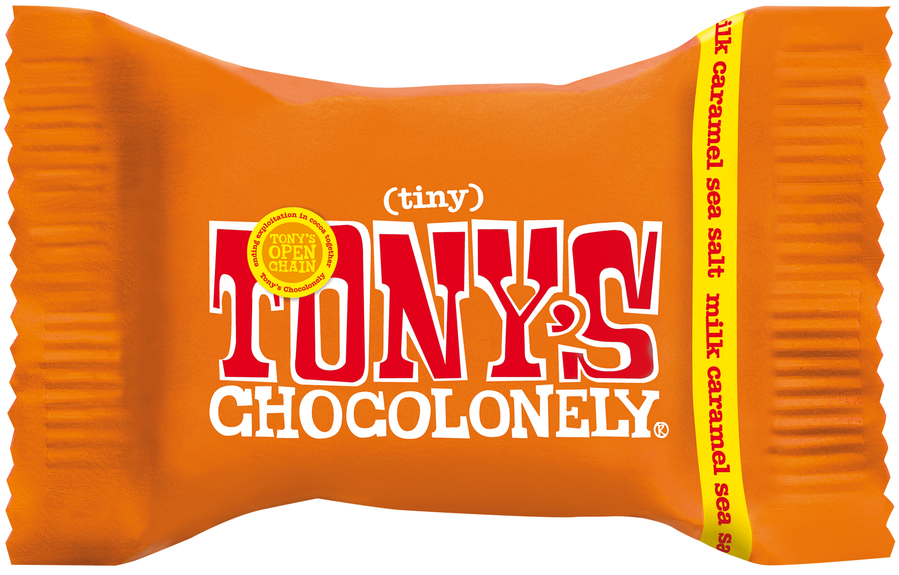 Tiny Tony's milk caramel sea salt 32%-Tony’s Chocolonely United States