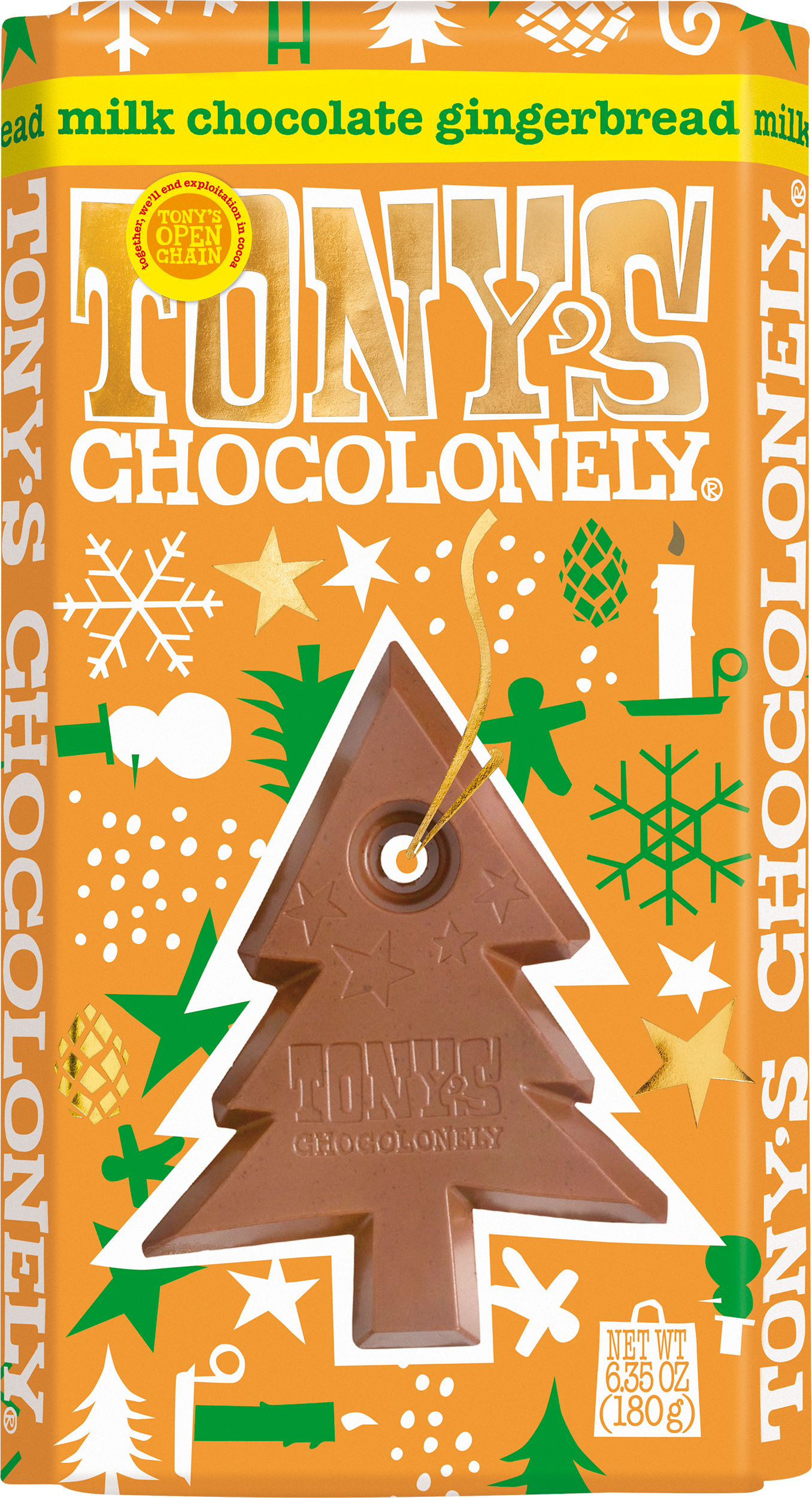 milk chocolate gingerbread 32% case-Tony’s Chocolonely United States