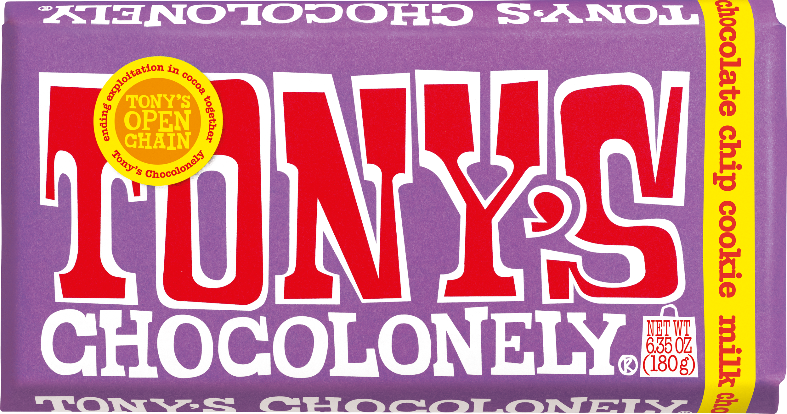 milk chocolate with chocolate chip cookie-Tony’s Chocolonely United States