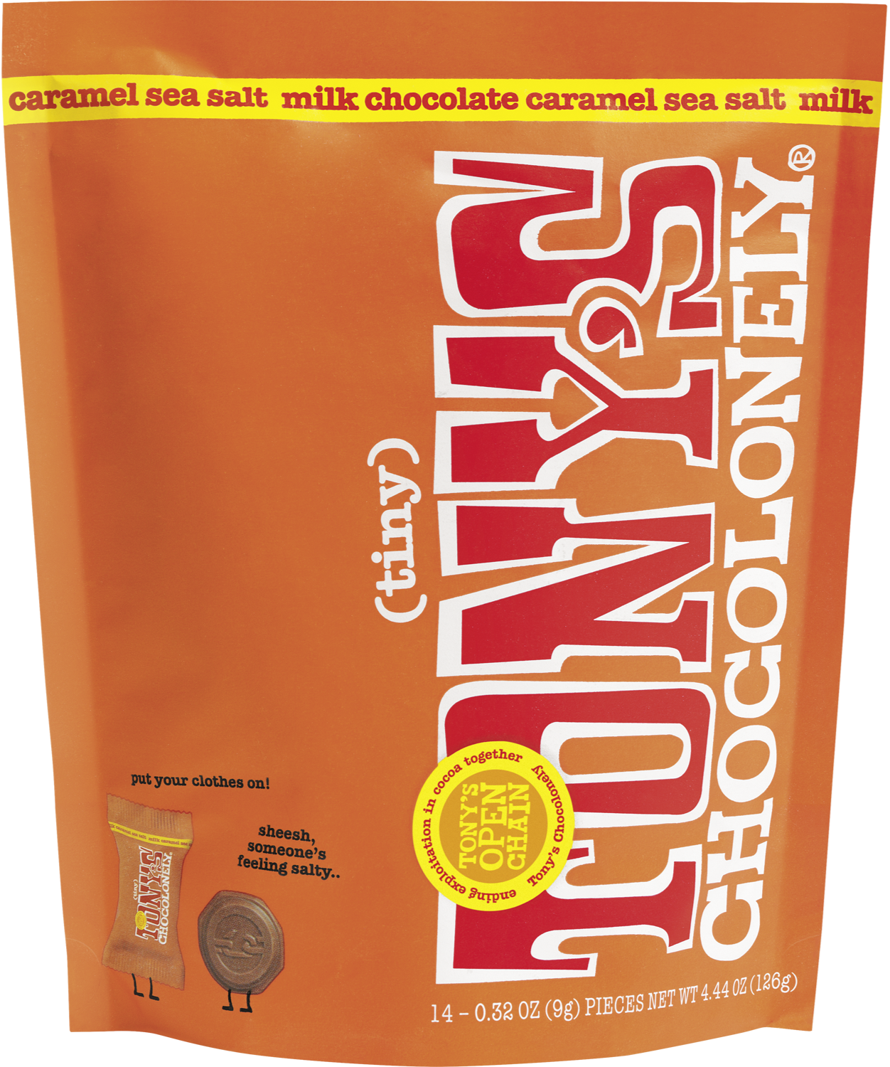 milk caramel sea salt Tiny Tony’s pouch-Tony’s Chocolonely United States