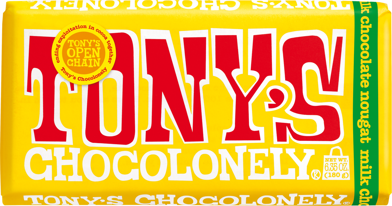 Tony's Chocolonely Nougat Bar