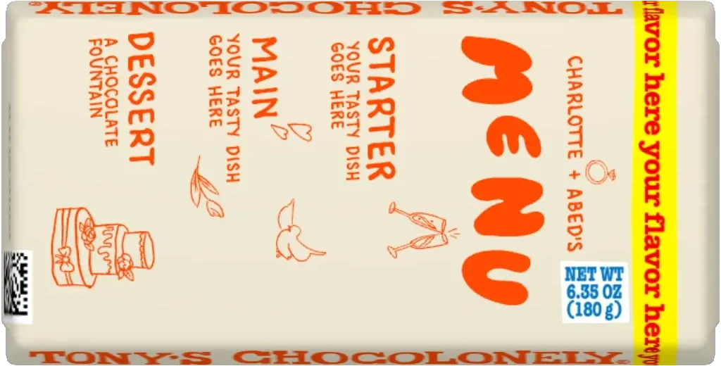 wedding menu