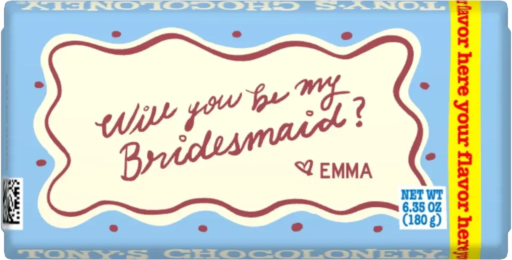 will you be my bridesmaid