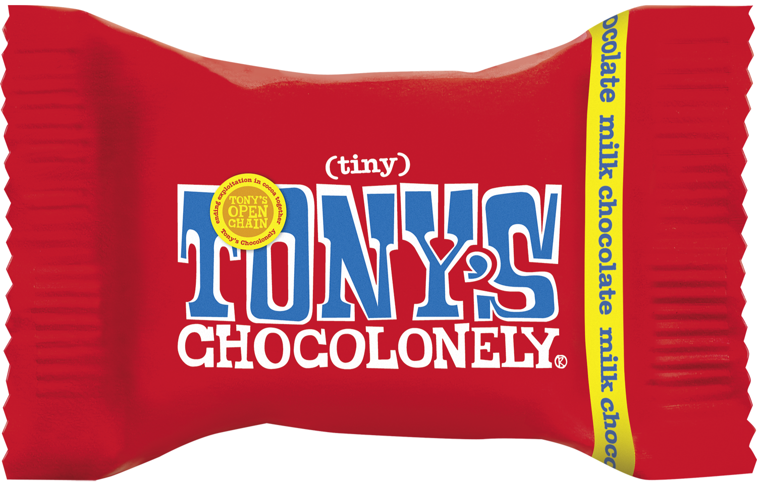 milk chocolate Tiny Tony’s pouch